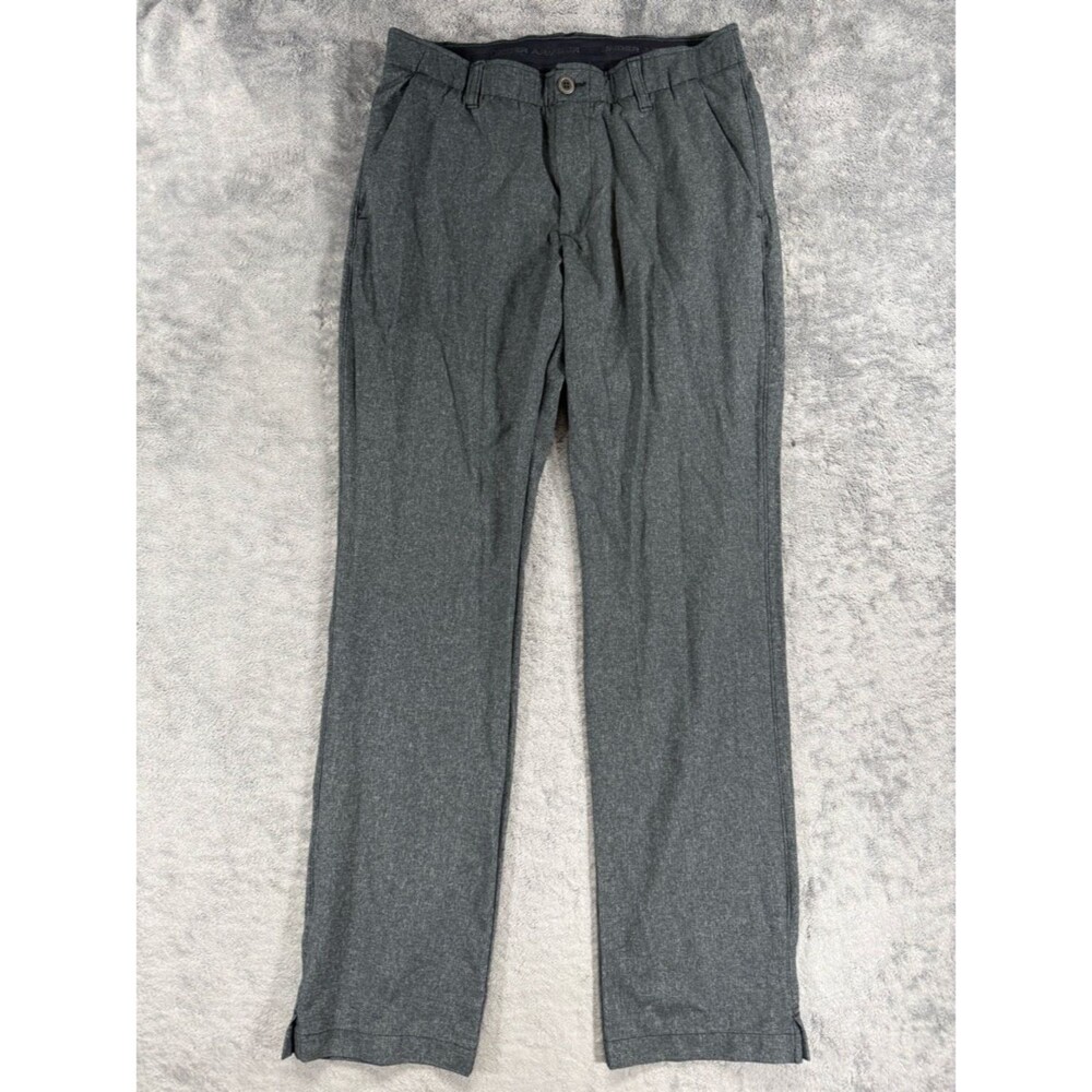 Under Armour Men's Charcoal Grey Golf Performance Pants Straight Leg 32x32